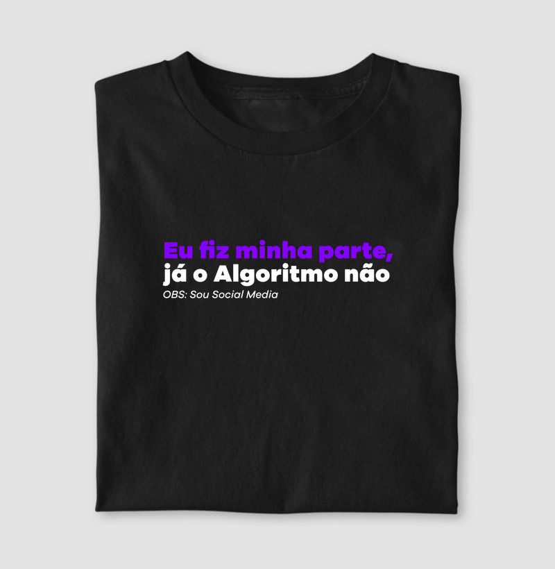 FIZ MINHA PARTE, JÁ O ALGORITMO NÃO
